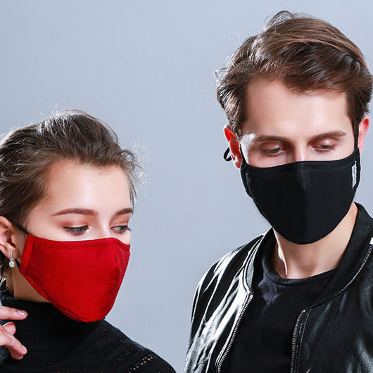 Mascarilla de Algodón PM2.5 con Filtro de Carbón Activado - Protección Antibacteriana