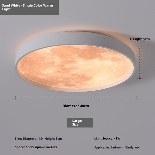Lámpara de Techo Moderna Moon - Diseño Creativo para Dormitorio - Image 12