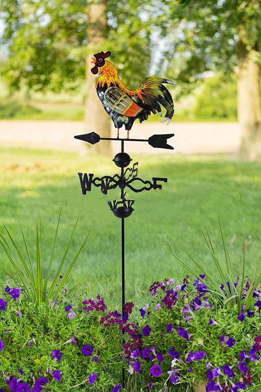 Veleta Decorativa con Escena de Granja para Jardín