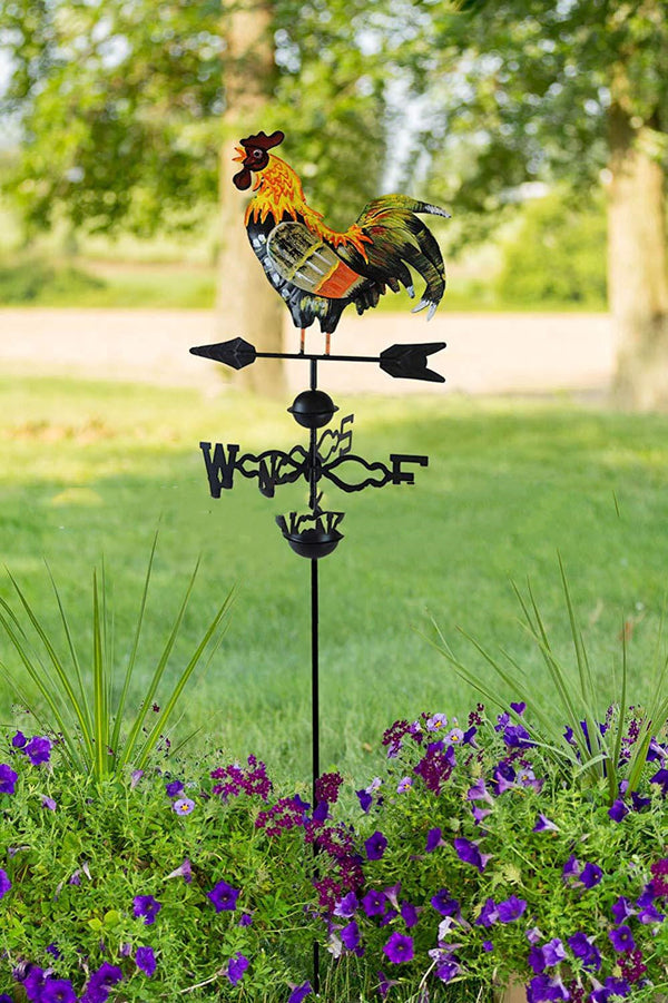 Veleta Decorativa con Escena de Granja para Jardín