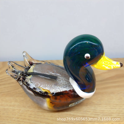 Pato Mandarín de Cristal - Decoración Artesanal Estilo Antiguo - Image 11
