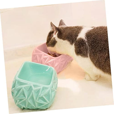 Comedero Cerámico para Gatos y Perros con Diseño Nido - Cuenco Adorable Rosa para Mascotas - Image 10