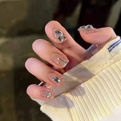Uñas Postizas Cat Eye Rubor - Parches de Manicura Lista para Usar - Image 20