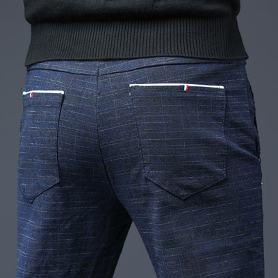 Pantalones Casuales Hombre Slim Fit Microelásticos Estilo Coreano - Image 11
