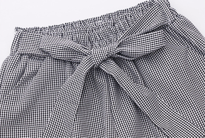Conjunto Infantil Hombros Descubiertos - Blusa Corta y Short Moderno - Image 9
