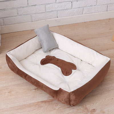 Colchoneta Ortopédica para Mascotas con Diseño de Huellitas - Image 3
