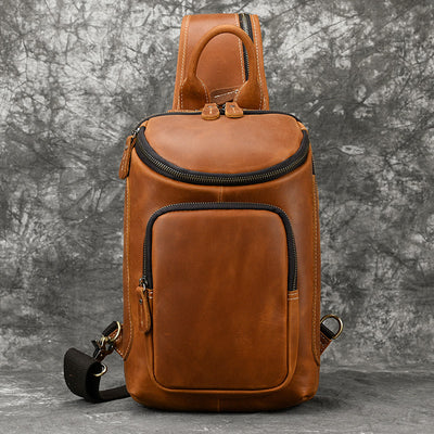 Bolsa Mensajero de Cuero para Hombre - Diseño Minimalista y Funcional - Image 17