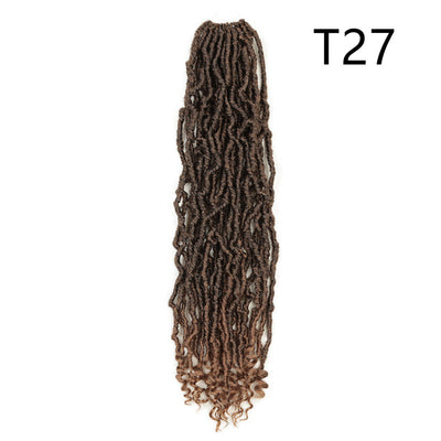 Peluca Rizada Larga Cabello Irregular Africano para Mujer - Image 17