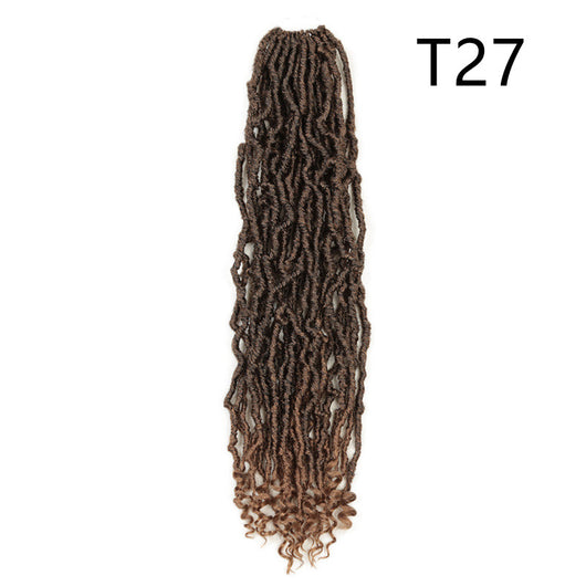 Peluca Rizada Larga Cabello Irregular Africano para Mujer - Image 17
