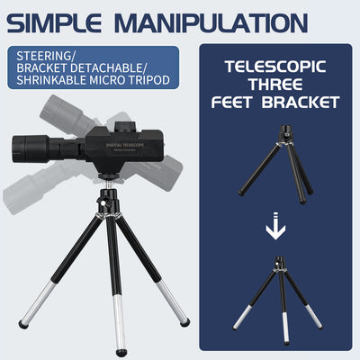 Telescopio Portátil con Conectividad WiFi y Monitoreo Remoto - Image 3