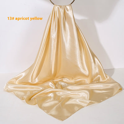 Pañuelo de Seda Artificial 90cm Satinado Brillante - Elegancia Pura - Image 16