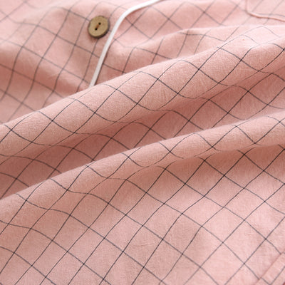 Conjunto de Pijama Camisón a Cuadros - Image 9