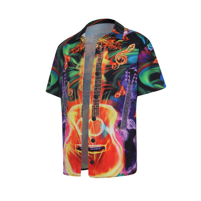 Camiseta Hombre Estampado Posicionamiento de Guitarra - Image 3