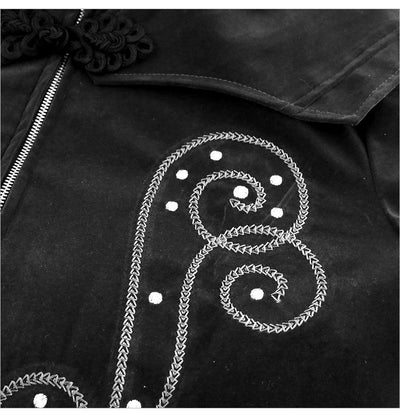 Abrigo Gótico Halloween con Cuello Alzado para Hombre - Image 3