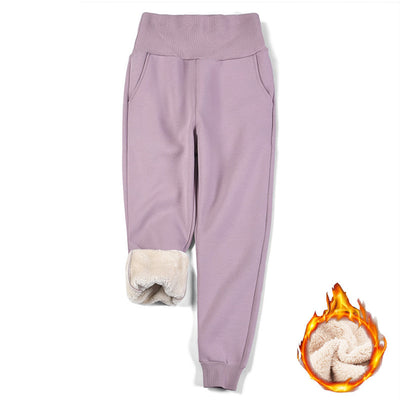 Pantalones Cálidos de Cintura Alta con Forro Polar - Diseño Estilizado - Image 16