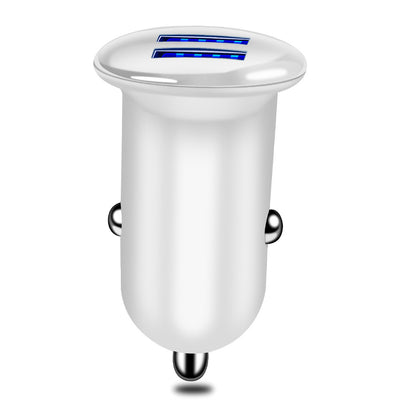 Cargador de Auto Dual USB 3A con Acabado Electrochapado