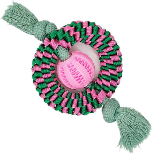 Juguete Masticable Interactivo para Perros - Nylon y Caucho Natural
