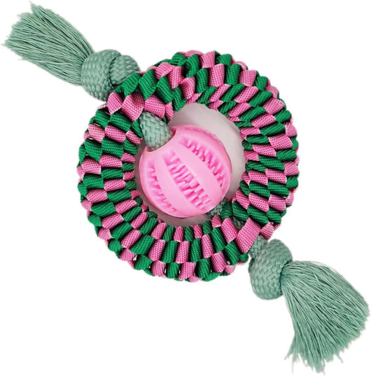 Juguete Masticable Interactivo para Perros - Nylon y Caucho Natural