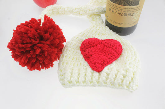 Gorro Largo de Amor para Sesiones Fotográficas de Recién Nacidos - Image 3
