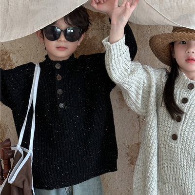 Suéter Infantil Retro Holgado - Diseño Chic Primavera - Image 6
