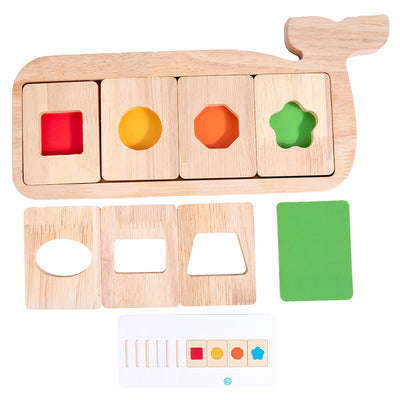 Puzzle 3D de Geometría para Bebés - Aprendizaje de Colores y Formas - Image 3