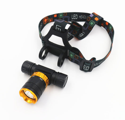 Linterna Frontal de Buceo LED T6 con Interruptor Magnético y Protección Acuática - Image 9