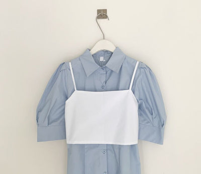Blusa para Mujer con Detalle de Pecho y Mangas Abullonadas Medianas - Image 21
