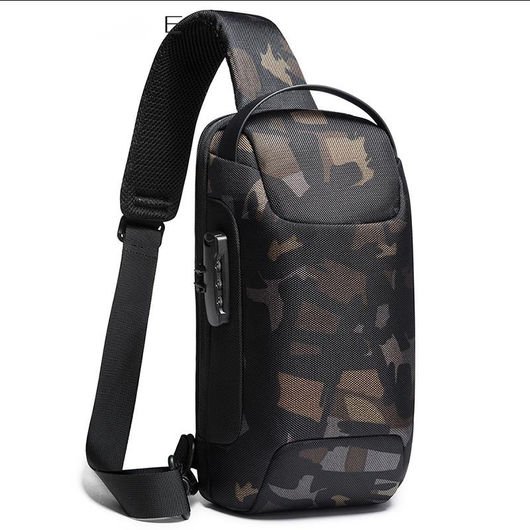 Bolsa Mensajera Impermeable para Hombre - Estilo Coreano Business - Image 21