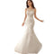 Vestido de Novia Ajustado con Cola de Sirena