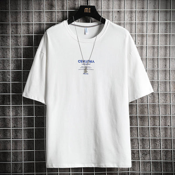 Camiseta Hombre con Estampado de Letras