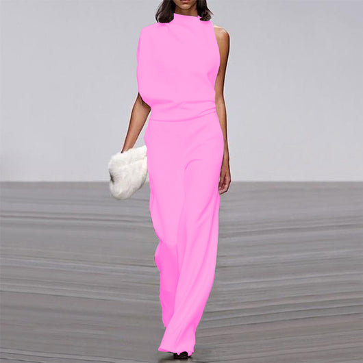 Enterizo Casual de un Hombro para Commute - Image 8