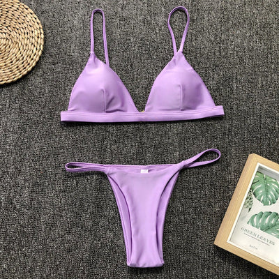 Bikini Push Up Rojo - Traje de Baño Realzador para Mujer - Image 31