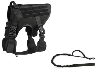 Arnés Táctico Ajustable para Perros - Cinturón de Seguridad Militar Doble Gancho - Image 7