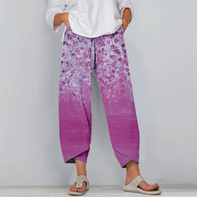 Pantalones Deportivos Casuales con Estampado Floral - Image 6
