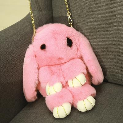 Bolso Mensajero Princesa Infantil de Peluche Suave Mediano para Niñas - Image 15