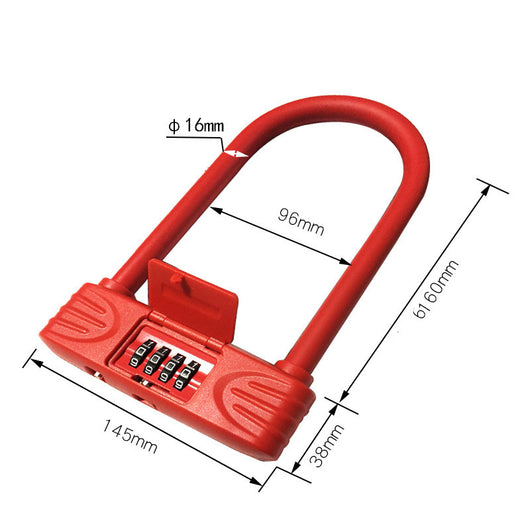 Candado de Combinación en U Antirrobo de Alta Seguridad - Image 9