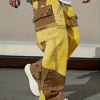 Pantalones de Trabajo Holgados con Cordón Ajustable para Hombre - Image 28