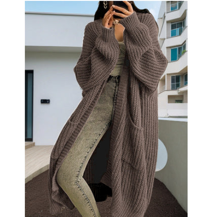 Abrigo Suéter Largo Oversize para Mujer - Image 7