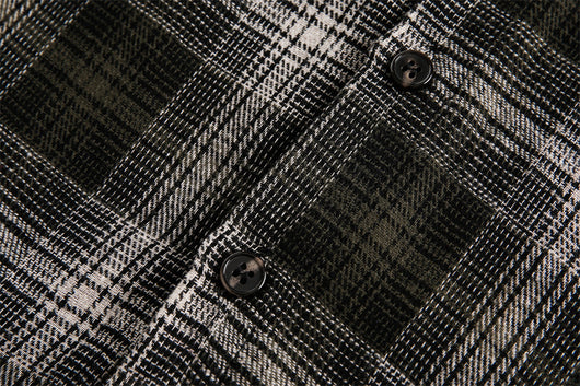 Camisa a Cuadros con Capucha para Hombre y Mujer - Image 7
