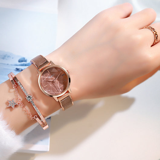 Reloj de Cuarzo para Mujer Minimalista con Detalle Acuático Exquisito - Image 17