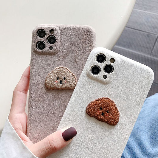 Funda para Celular con Cabeza de Oso Bordada - Image 4