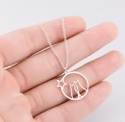 Collar Gato Hueco Elegante