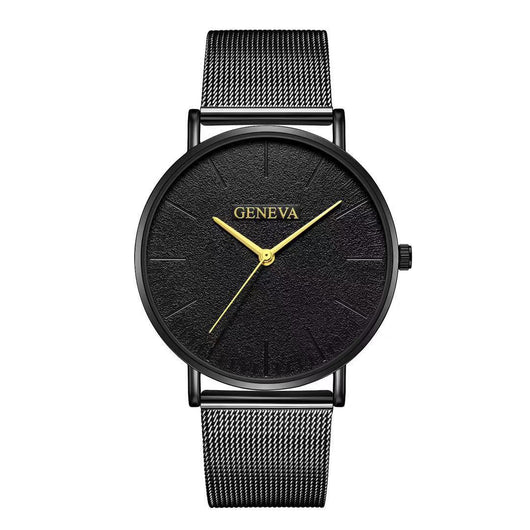 Reloj de Acero Inoxidable Geneva para Hombre con Malla Metálica - Image 23