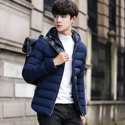 Abrigo de Algodón para Hombre Casual Acolchado - Image 9