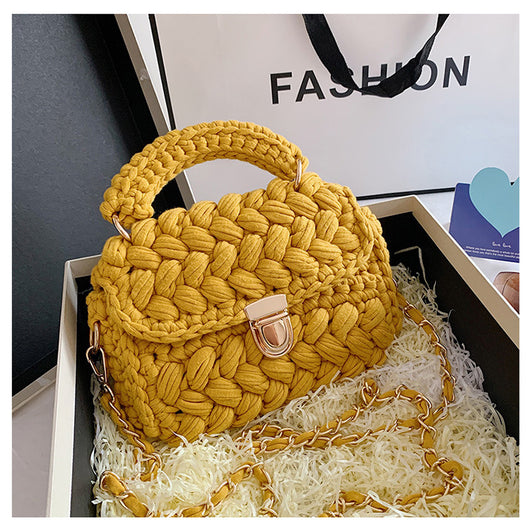 Bolsa Mensajera Tejida a Mano - Diseño Artesanal Crochet - Image 19
