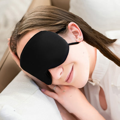 Antifaz de Seda 3D con Bloqueo Total de Luz - Sin Presión en los Ojos