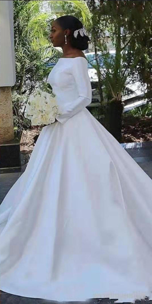 Vestido de Novia Elegante con Manga Larga Estilizadora - Image 7