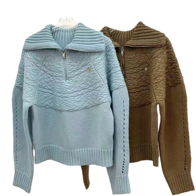 Suéter Deportivo con Cierre de Medio Zip para Mujer - Image 6