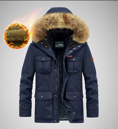 Chaqueta Acolchada Oversize con Múltiples Bolsillos para Tallas Grandes - Image 8