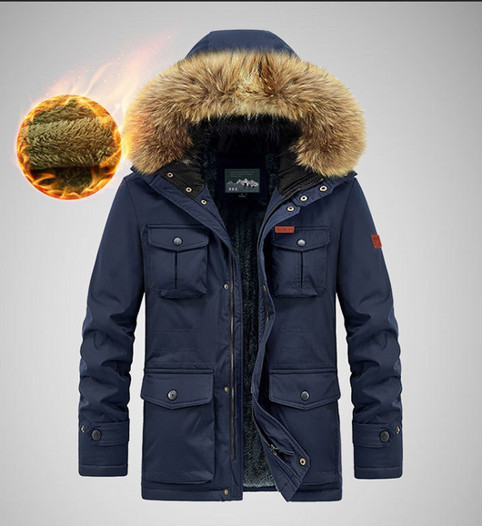 Chaqueta Acolchada Oversize con Múltiples Bolsillos para Tallas Grandes - Image 8